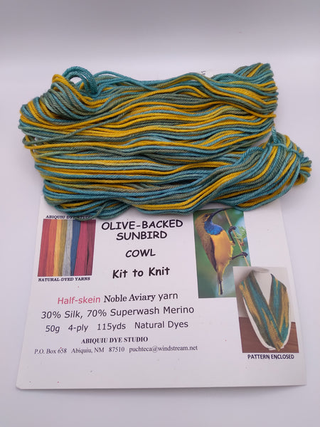 CONSIGN - Olive Backed Sunbird Scarf Kit