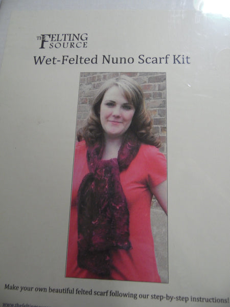 Wet-felted Nuno Scarf Kit